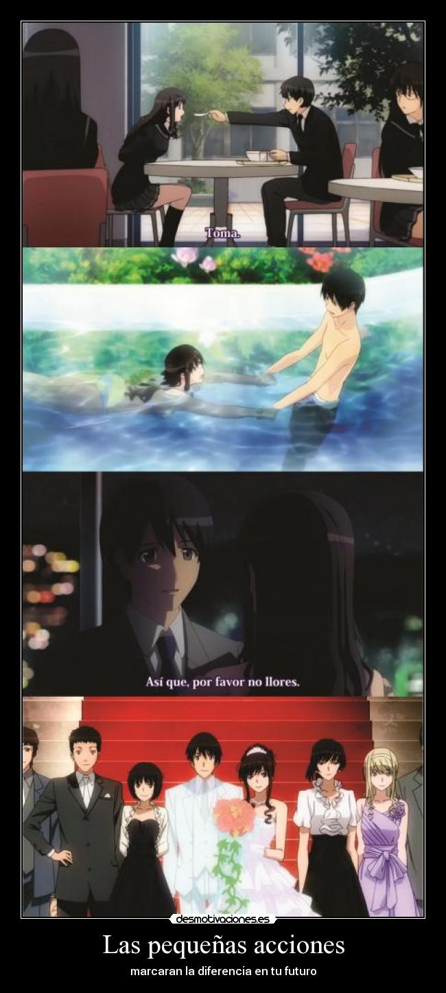 Las pequeñas acciones - marcaran la diferencia en tu futuro