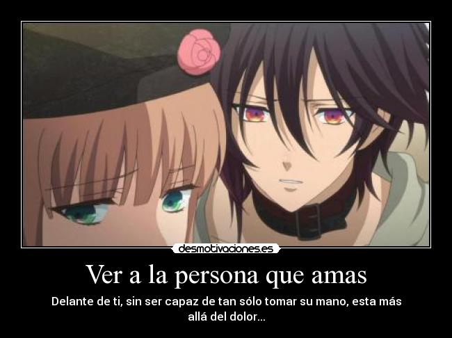 Ver a la persona que amas -