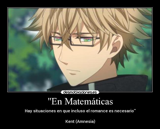 En Matemáticas -
