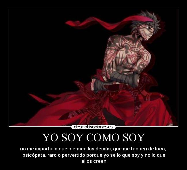 carteles soy asi importa demas avenger fate arabe anime manga desmotivaciones