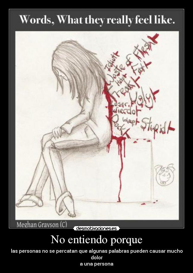 No entiendo porque -