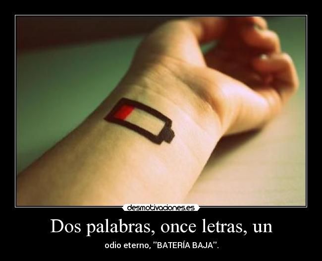 Dos palabras, once letras, un - 