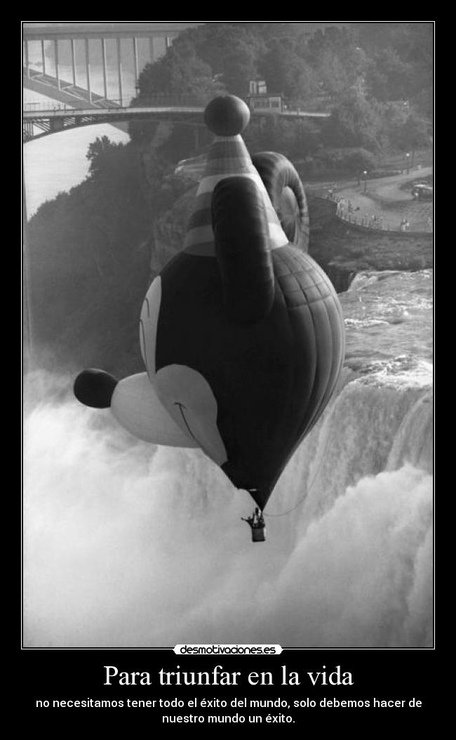 carteles vida globito sueno hasta infinito mickeymouseesgay desmotivaciones