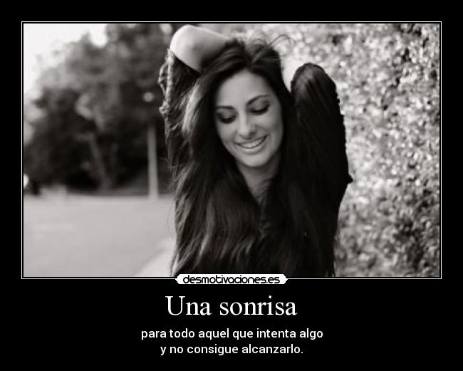 Una sonrisa - 