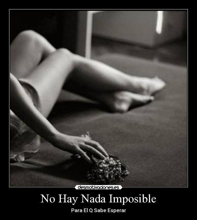 No Hay Nada Imposible -