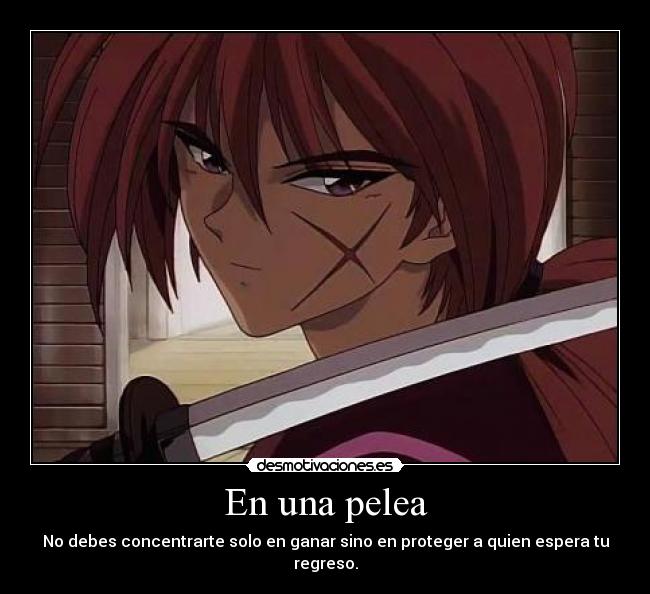 carteles kenshin samuraix anime desmotivaciones