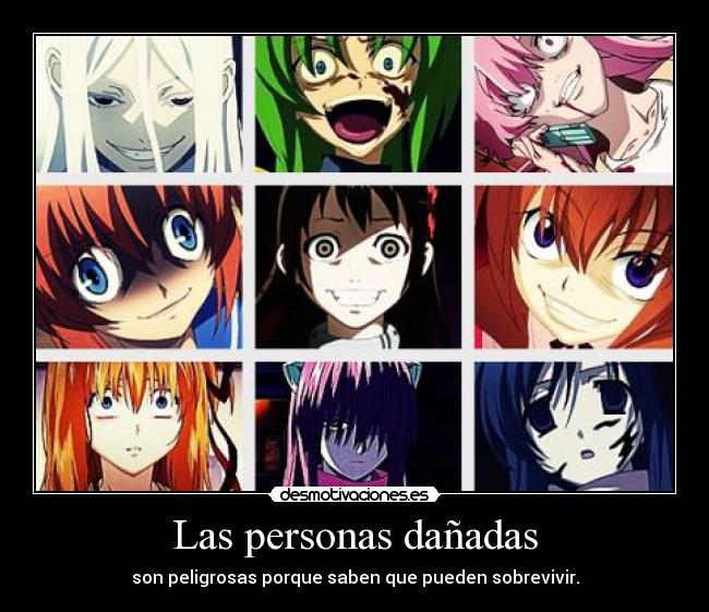 Las personas dañadas -