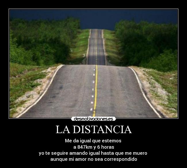LA DISTANCIA -