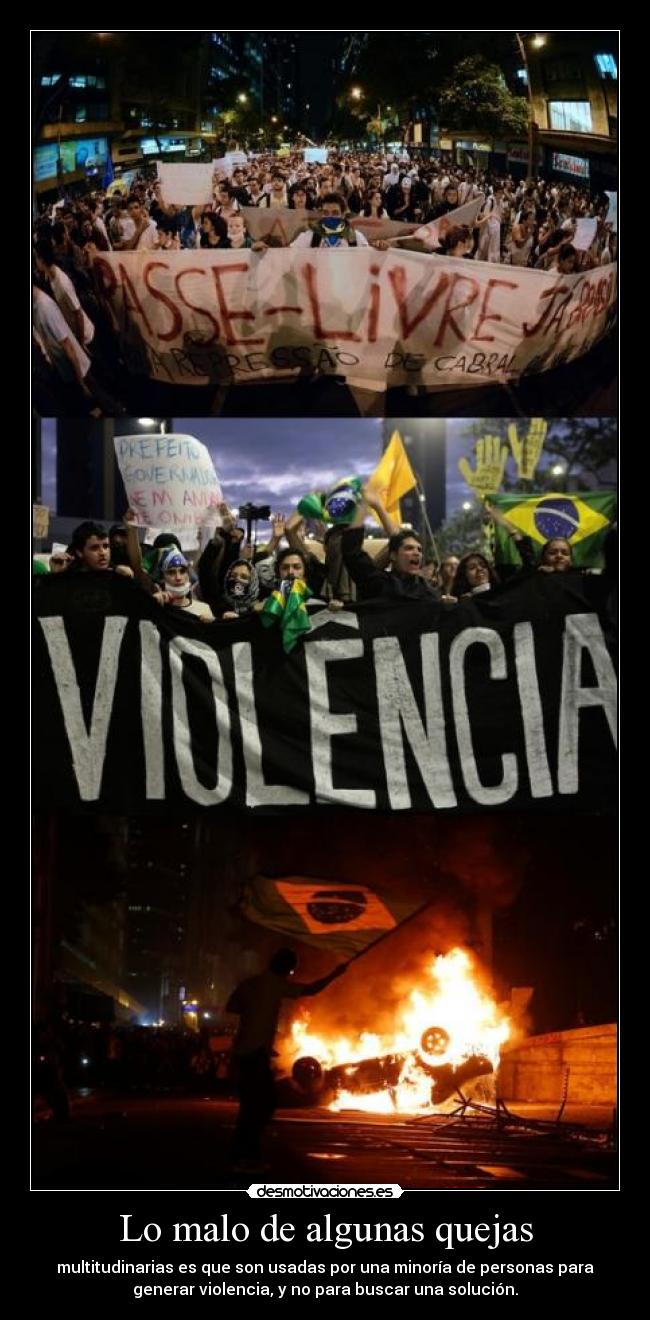 Lo malo de algunas quejas - 