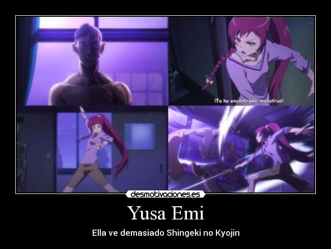 carteles anime hataraku emi yusha desmotivaciones