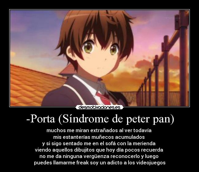 -Porta (Síndrome de peter pan) -