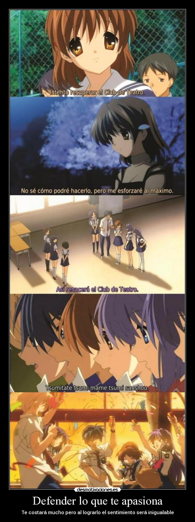 Defender lo que te apasiona - Te costará mucho pero al lograrlo el sentimiento será inigualable