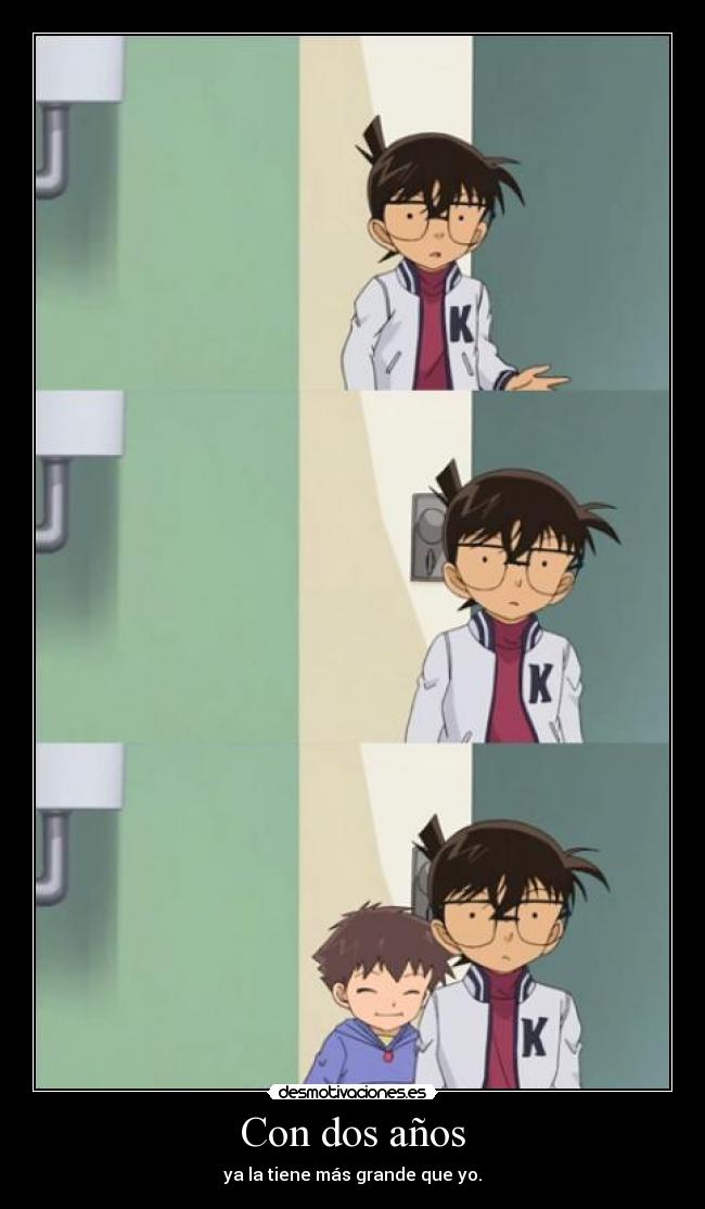 carteles hes jrasioso una nina encanta xdddd detective conan harukaze clanhumor jason desmotivaciones