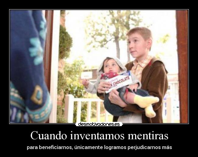 Cuando inventamos mentiras -