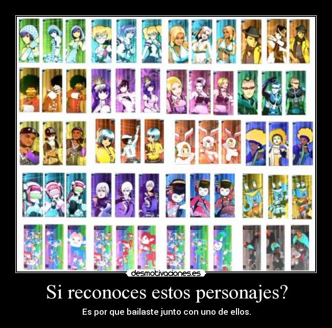 Si reconoces estos personajes? -