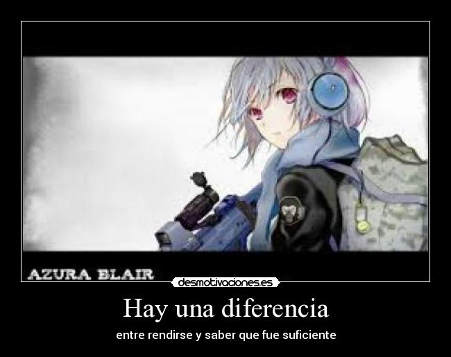 Hay una diferencia - 