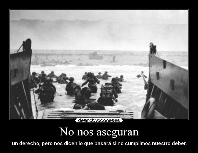 No nos aseguran -