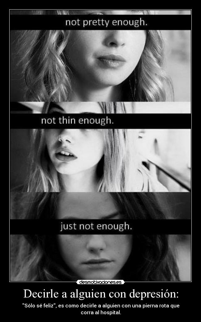 Decirle a alguien con depresión: - 