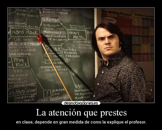 La atención que prestes -