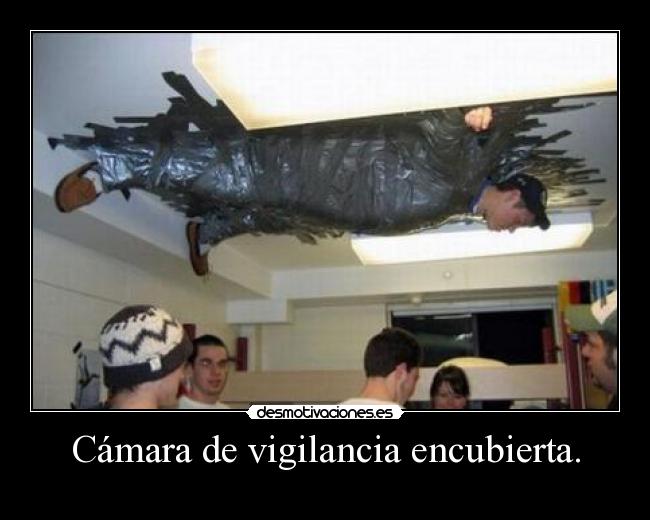 Cámara de vigilancia encubierta. - 