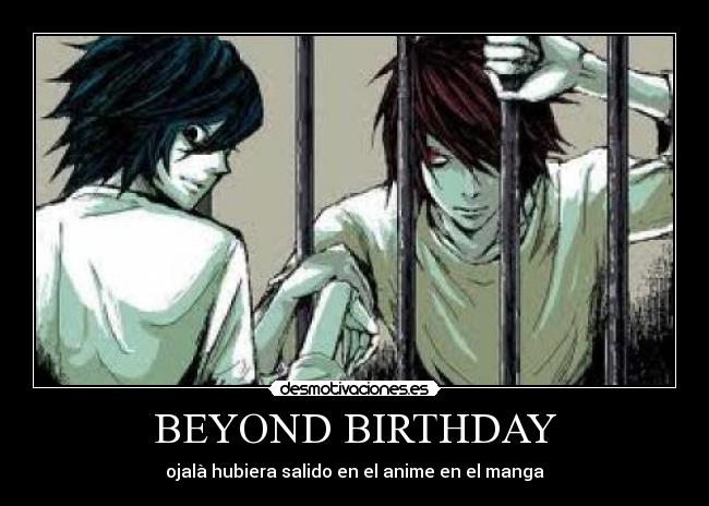 BEYOND BIRTHDAY - ojalà hubiera salido en el anime en el manga