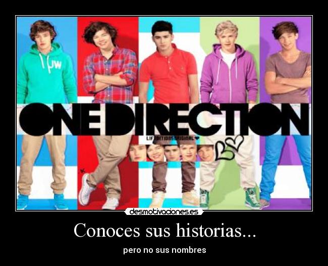 Conoces sus historias... - pero no sus nombres