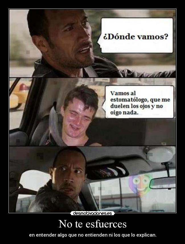 No te esfuerces - 