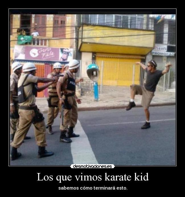 Los que vimos karate kid - 