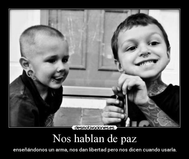 Nos hablan de paz -