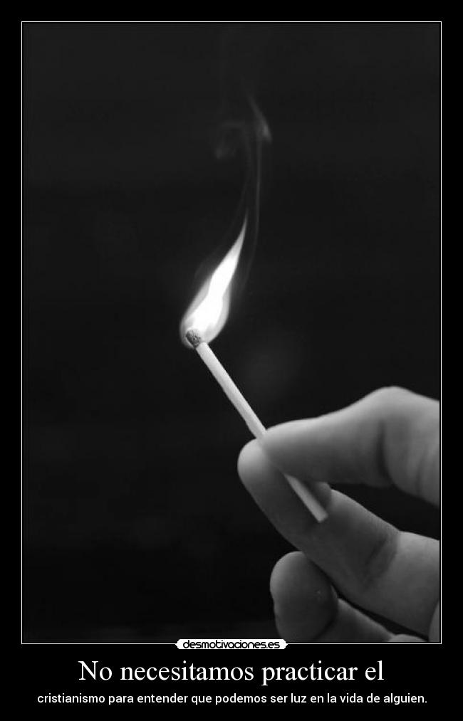 No necesitamos practicar el -