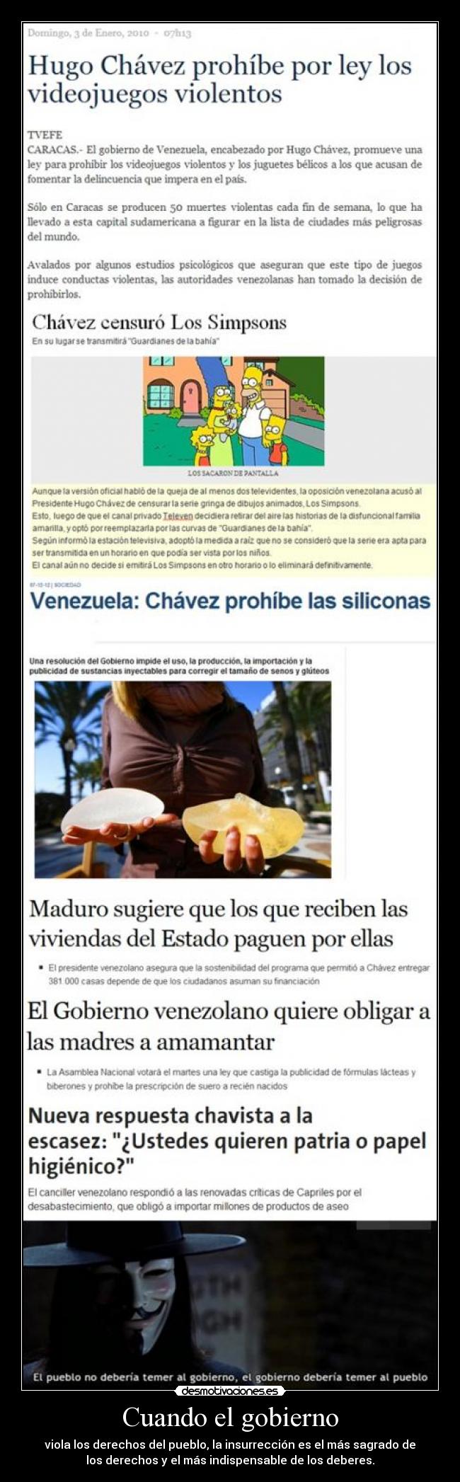 Cuando el gobierno - 