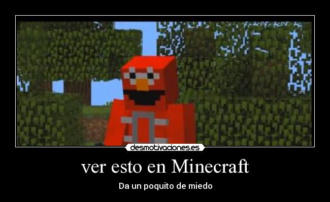 ver esto en Minecraft -