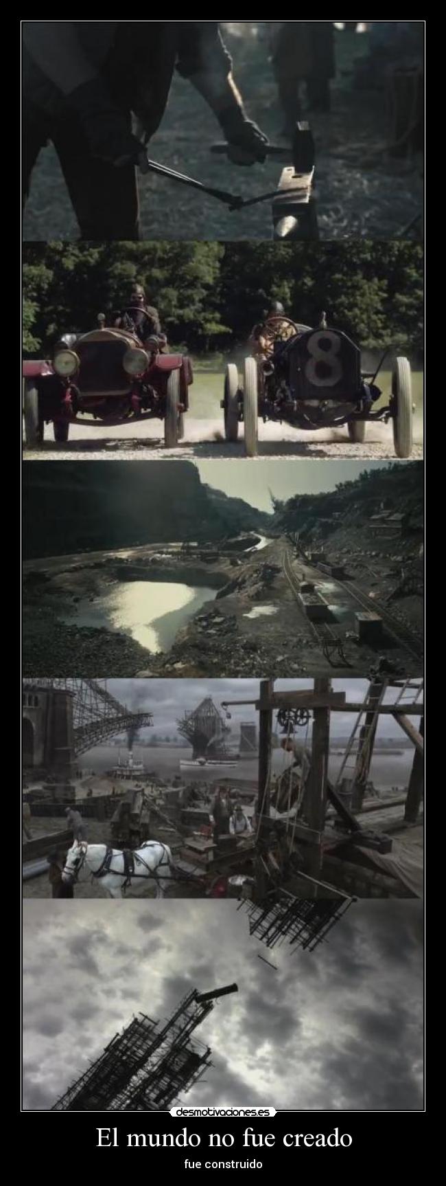 El mundo no fue creado -
