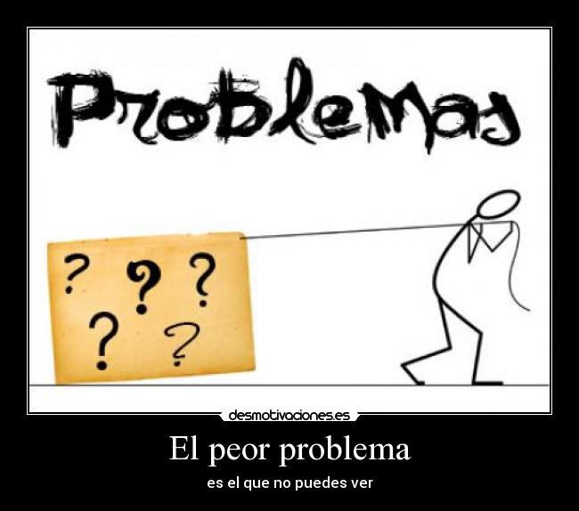 carteles problema inexistente desmotivaciones