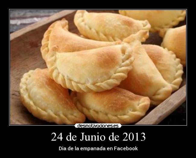 24 de Junio de 2013 - Dia de la empanada en Facebook