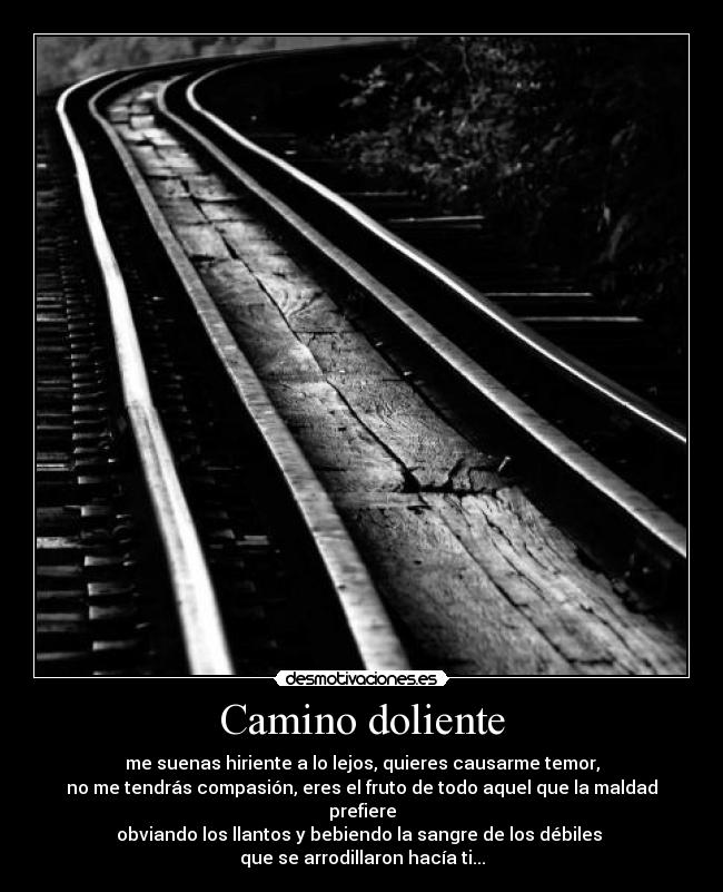 Camino doliente -