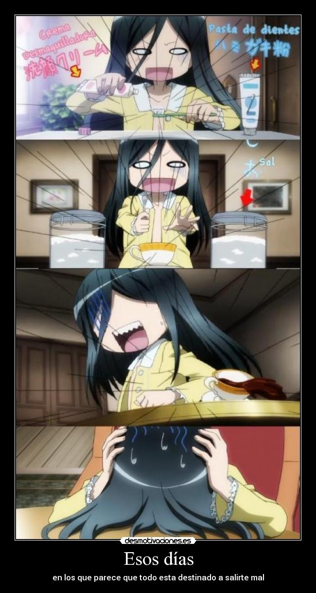 carteles anime shinigamisempai dansai bunri crime edge estuve tentado poner malirte sal desmotivaciones