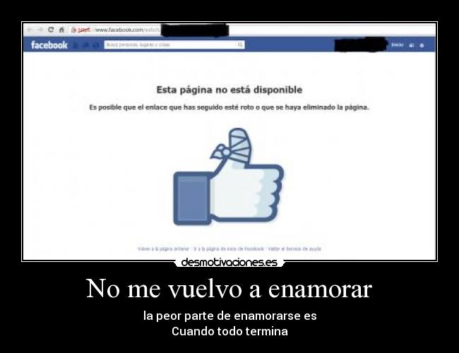 carteles amor facebook tristesa rechazo desmotivaciones