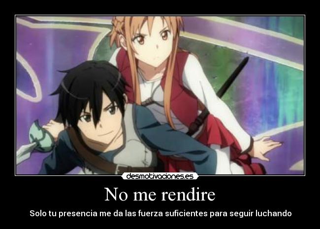 No me rendire -
