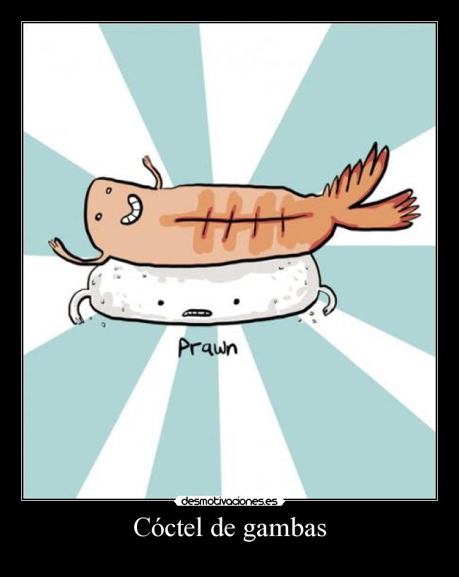 Cóctel de gambas -
