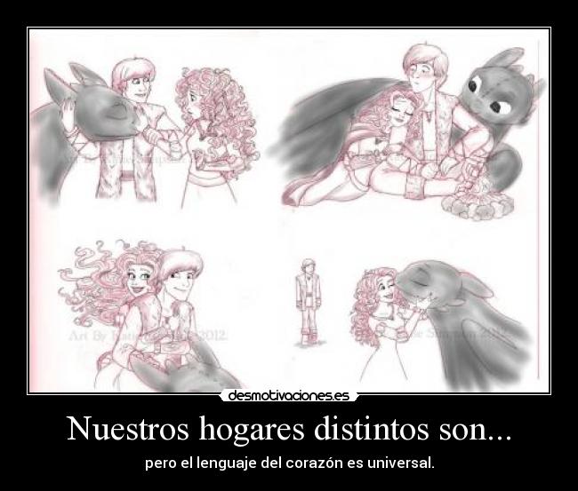 Nuestros hogares distintos son... -