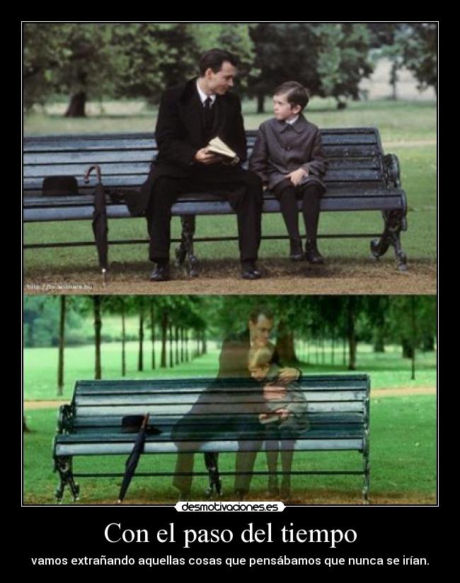 Con el paso del tiempo -