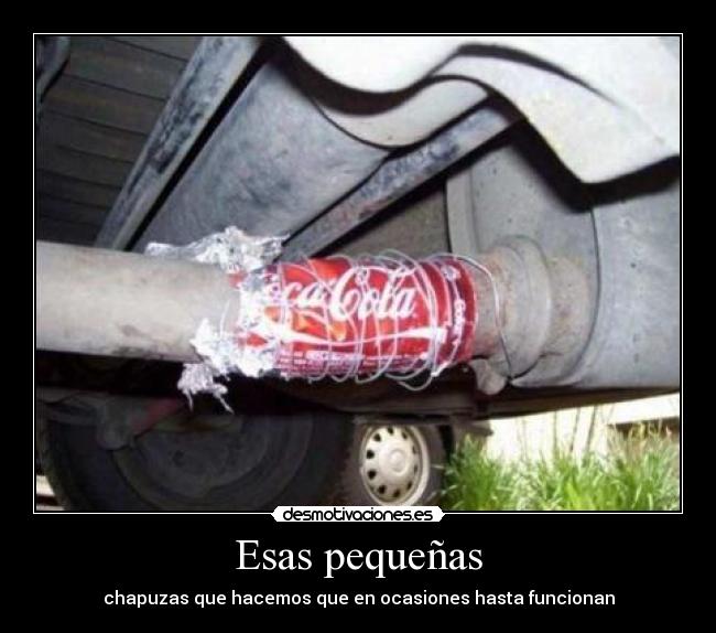 carteles lata coca cola coche chapuzas desmotivaciones