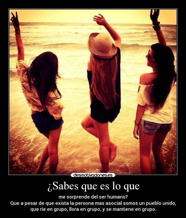 ¿Sabes que es lo que - 