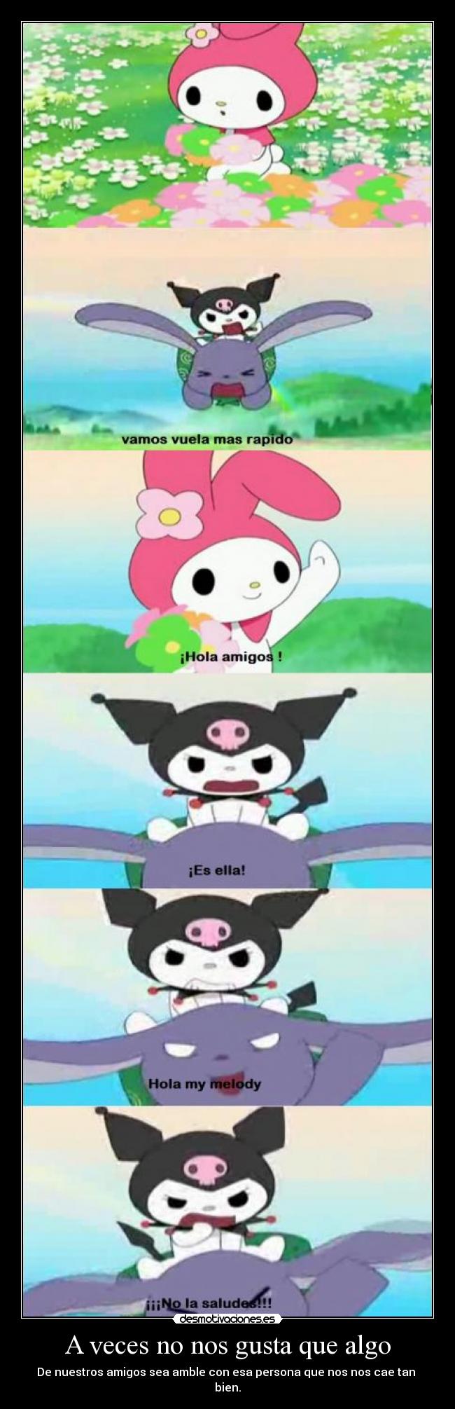 carteles melody anime desmotivaciones