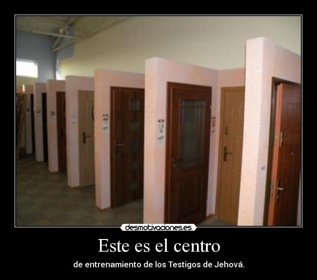 Este es el centro - de entrenamiento de los Testigos de Jehová.