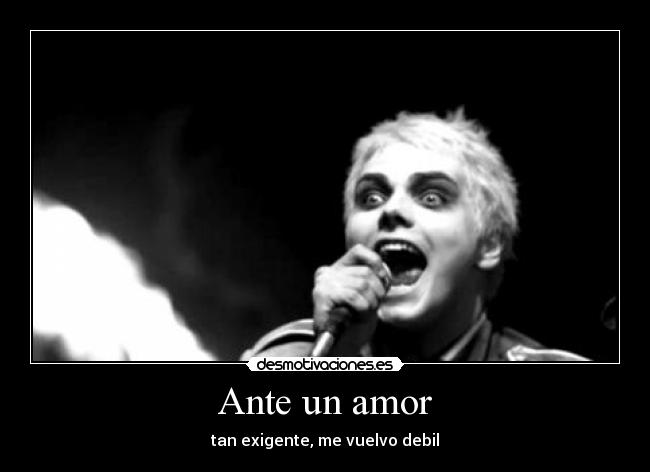 carteles amor gerard way mcr desmotivaciones