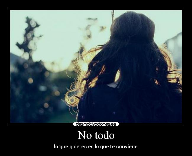 No todo -