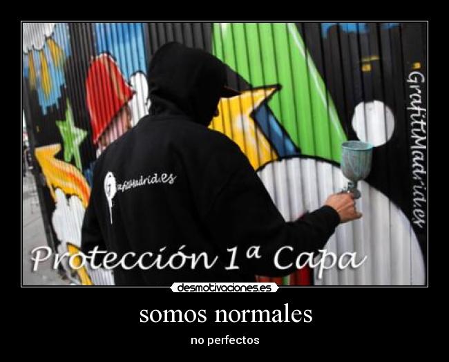 somos normales - no perfectos