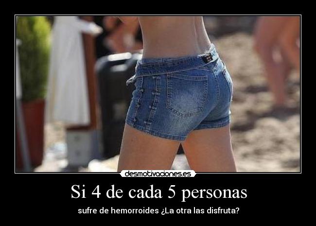 Si 4 de cada 5 personas -